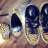 обувь с леопардовым принтом